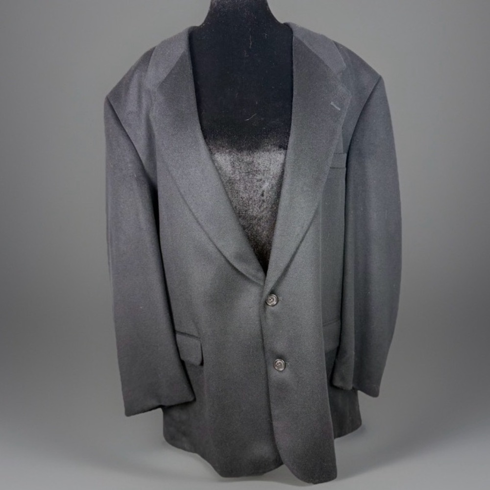 Fioravanti Couture Men’s Black 100% Cashmere Blazer Jacket Made in USA M